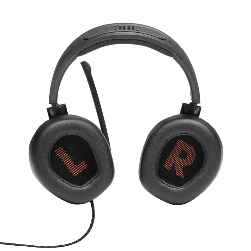 JBL Quantum 200 - Black - Wired over-ear gaming headset with flip-up mic - Detailshot 9 image number null